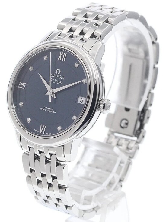 Omega De Ville Prestige 424.10.33.20.53.001 Automatic Steel  OMEGA De Ville Prestige 424.10.33.20.53.001 8P Diamond Coaxial Automatic_957896